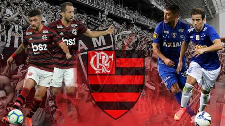 Arrascaeta e Everton Ribeirro têm bons números contra o Atlético-MG (Arte: Marcelo Moraes/ Lancepress!)