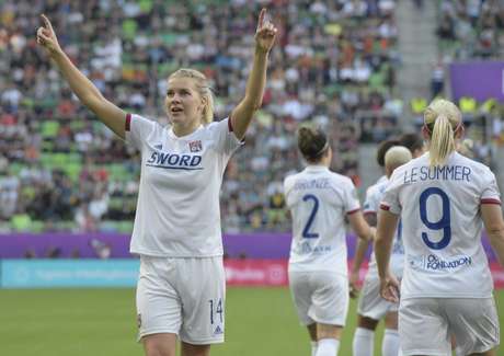Lyon é hexacampeão da Champions feminina (Foto: AFP) Lyon é hexacampeão da Champions feminina (Foto: AFP)