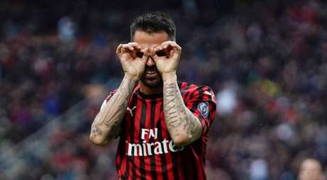 Suso marcou o segundo gol do Milan (Foto: Divulgação/Twitter Milan) Suso marcou o segundo gol do Milan (Foto: Divulgação/Twitter Milan)