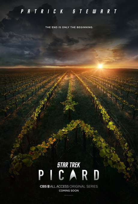 Novo pôster indica um Capitão Picard "vinicultor" (fonte: Amazon) Novo pôster indica um Capitão Picard "vinicultor" (fonte: Amazon)