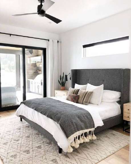 23. Roupa de cama são dicas de decoração de quarto muito importantes – Foto: Pinterest 23. Roupa de cama são dicas de decoração de quarto muito importantes – Foto: Pinterest