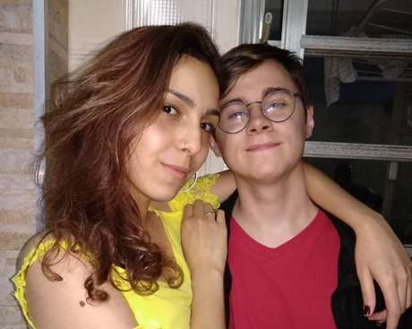O ator Rafael Miguel e a namorada Isabela. O ator Rafael Miguel e a namorada Isabela.
