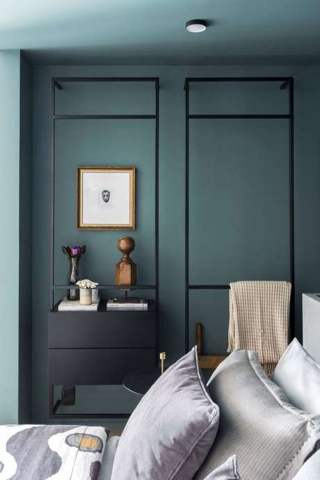32. Aposte nos tons de verde escuro para formar paletas de cores elegantes – Por: Triart Arquitetura 32. Aposte nos tons de verde escuro para formar paletas de cores elegantes – Por: Triart Arquitetura