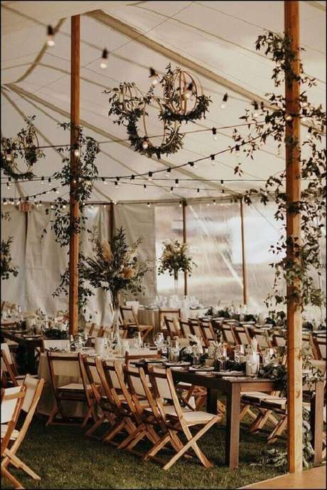 70. Decoração linda e rústica para bodas de casamento – Foto: Pinterest 70. Decoração linda e rústica para bodas de casamento – Foto: Pinterest