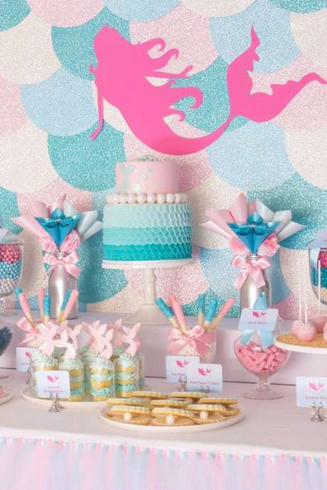 30. Temas de festa infantil sereia – Por: Pinterest 30. Temas de festa infantil sereia – Por: Pinterest