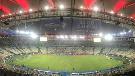 Maracanã, na partida entre Paraguai e Qatar, a primeira no estádio do Rio (Foto: Matheus Dantas/LANCE!) Maracanã, na partida entre Paraguai e Qatar, a primeira no estádio do Rio (Foto: Matheus Dantas/LANCE!)