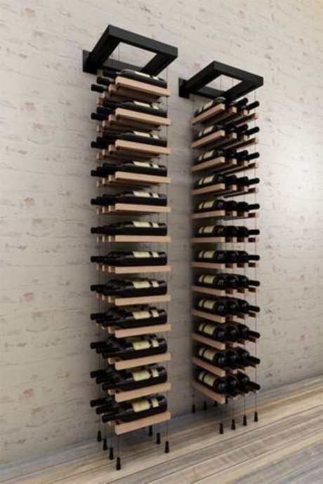52. Adega de vinho para ambientes pequenos – Por: Pinterest 52. Adega de vinho para ambientes pequenos – Por: Pinterest