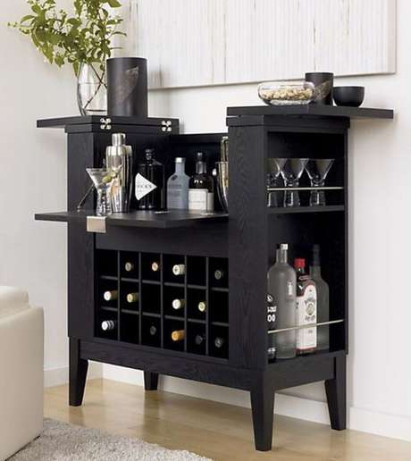 59. Mini adega de madeira para guardar vinhos em casa – Por: Casa Abril 59. Mini adega de madeira para guardar vinhos em casa – Por: Casa Abril