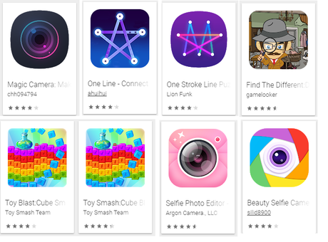 Play Store (apps maliciosos) Play Store (apps maliciosos)