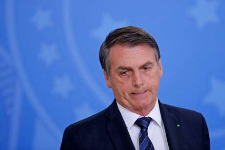 Presidente Jair Bolsonaro durante cerimônia de posse do ministro da Secreataria de Governo, Luiz Eduardo Ramos, no Palácio do Planalto, em Brasilia. 4/7/2019. REUTERS/Adriano Machado 