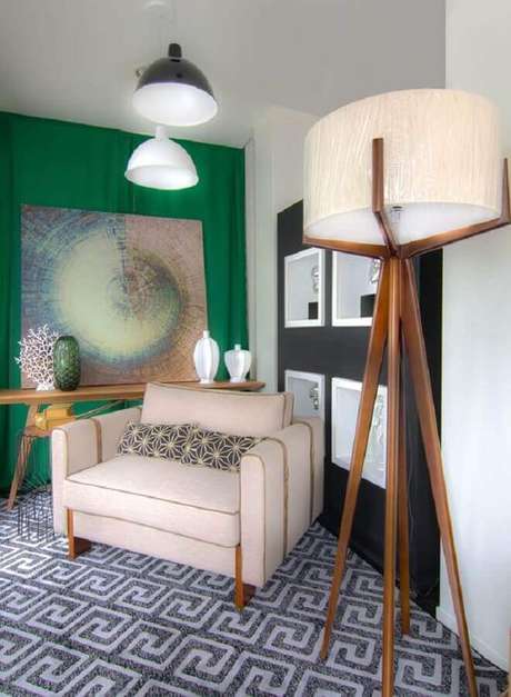 10. A poltrona namoradeira é perfeita para decoração de quartos e ambientes menores – Foto: Pinterest