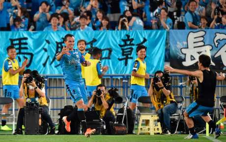 Leandro Damião marcou o gol do Kawasaki Frontale sobre o Chelsea (Foto: KAZUHIRO NOGI / AFP) Leandro Damião marcou o gol do Kawasaki Frontale sobre o Chelsea (Foto: KAZUHIRO NOGI / AFP)