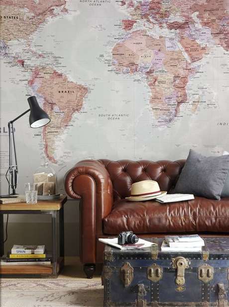 32. O sofá chesterfield pode ser o que faltava na sua decoração. Foto: Casa Prosa Decor 32. O sofá chesterfield pode ser o que faltava na sua decoração. Foto: Casa Prosa Decor