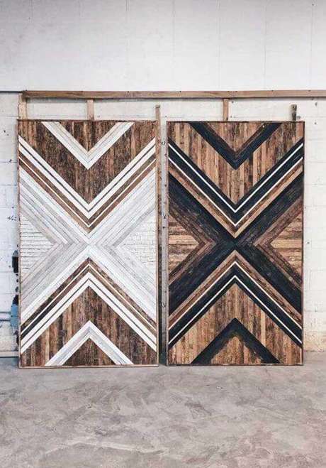 30. Portas ficam lindas com a marchetaria. Foto: Decor Fácil 30. Portas ficam lindas com a marchetaria. Foto: Decor Fácil