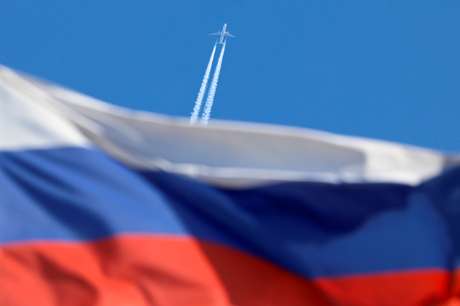 Bandeira russa na Sibéria
27/03/2019
REUTERS/Ilya Naymushin