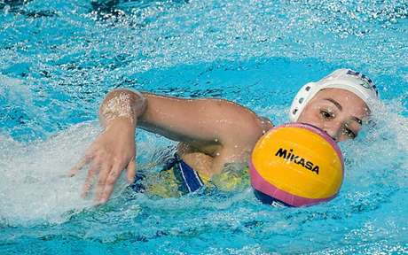 Brasil ficou com o bronze no polo aquático feminino (Foto:Washington Alves/COB) Brasil ficou com o bronze no polo aquático feminino (Foto:Washington Alves/COB)