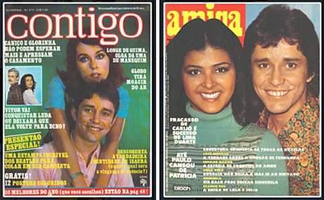 Na década de 1970, Barrosinho era considerado galã e posou para várias capas de revistas Na década de 1970, Barrosinho era considerado galã e posou para várias capas de revistas