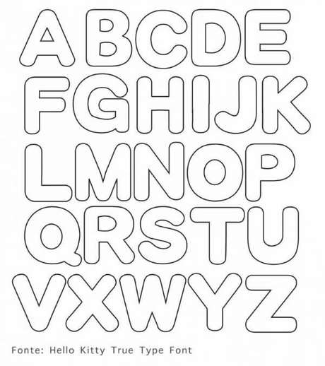 Moldes de Letras: +66 Inspirações Lindas para Usar na Sua 