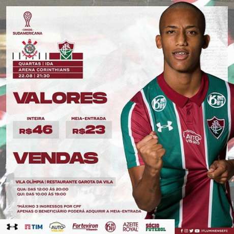 Flu abriu ponto de venda de ingressos na capital paulista (Foto: Divulgação/Fluminense) Flu abriu ponto de venda de ingressos na capital paulista (Foto: Divulgação/Fluminense)
