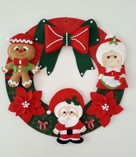 63. A guirlanda de feltro para natal é perfeita para usar na decoração de casa – Por: Elo7 63. A guirlanda de feltro para natal é perfeita para usar na decoração de casa – Por: Elo7