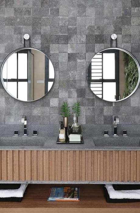 36. A ardósia pode ser a opção ideal para usar no seu banheiro – Por: Decor fácil 36. A ardósia pode ser a opção ideal para usar no seu banheiro – Por: Decor fácil
