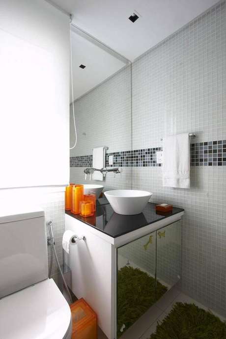 15. É interessante deixar a toalha de lavabo à mostra. Projeto de Léo Shehtman 15. É interessante deixar a toalha de lavabo à mostra. Projeto de Léo Shehtman