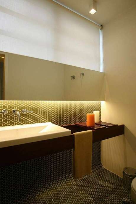 1. A toalha de lavabo é um item muito importante. Projeto de Cláudia Pecego 1. A toalha de lavabo é um item muito importante. Projeto de Cláudia Pecego