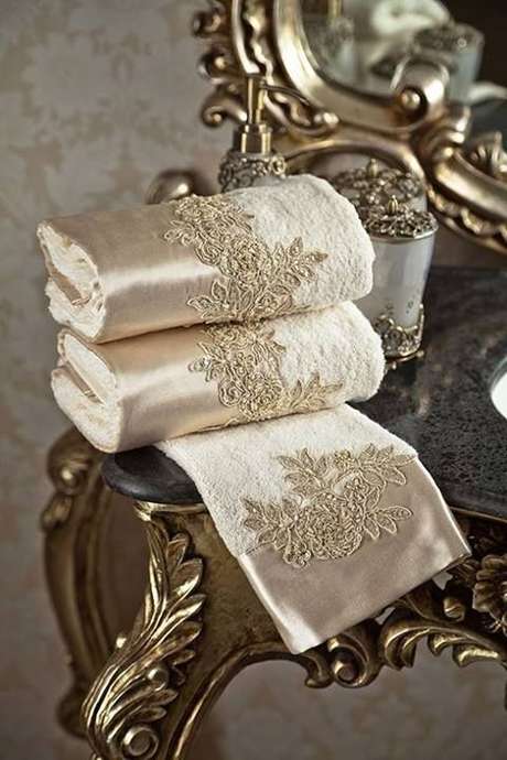 4. Banheiros que não possuem toalha de lavabo costumam ser encarados como incompletos. Foto: Wallpaper HD 4. Banheiros que não possuem toalha de lavabo costumam ser encarados como incompletos. Foto: Wallpaper HD