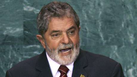 Ex-presidente fala na ONU em foto de 2005; 'duvido que em algum momento da minha história política alguém tenha encontrado um crime que eu tenha cometido', disse Lula na entrevista à BBC News Brasil Ex-presidente fala na ONU em foto de 2005; 'duvido que em algum momento da minha história política alguém tenha encontrado um crime que eu tenha cometido', disse Lula na entrevista à BBC News Brasil