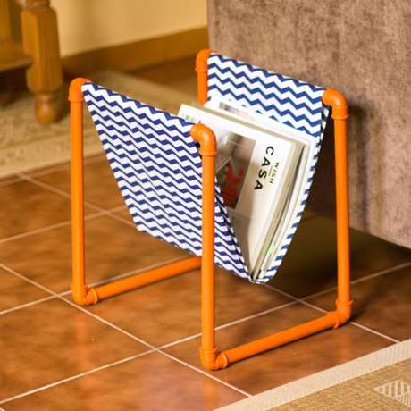 17. Não é difícil você mesmo montar um revisteiro. Foto: DIYcore 17. Não é difícil você mesmo montar um revisteiro. Foto: DIYcore
