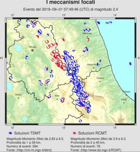 Terremoto atinge região central da Itália e provoca pânico Terremoto atinge região central da Itália e provoca pânico
