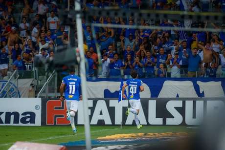 Maurício marcou seu primeiro gol como profissional (Foto: Vinnicius Silva/Cruzeiro)