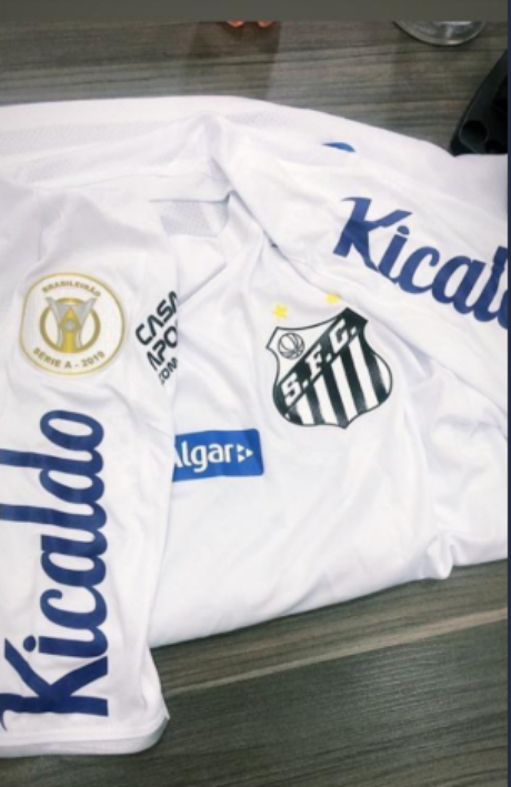 Kicaldo deve patrocinar manga do uniforme do Santos (Reprodução) Kicaldo deve patrocinar manga do uniforme do Santos (Reprodução)