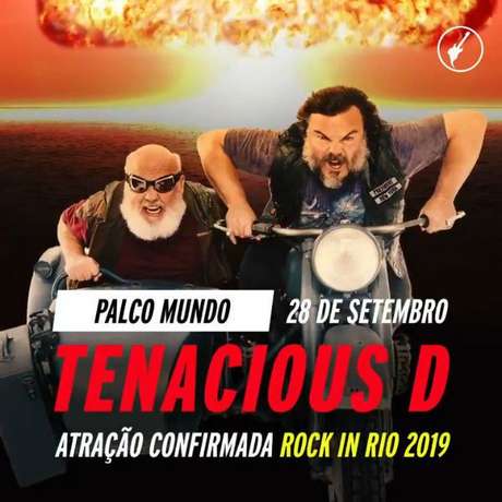 Tenacius D chega ao Rock in Rio com alguns anos de atraso (Imagem/Divulgação) Tenacius D chega ao Rock in Rio com alguns anos de atraso (Imagem/Divulgação)