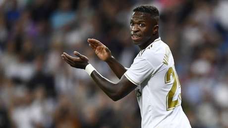 Vinícius Júnior abriu o placar no Bernabéu (Foto: AFP) Vinícius Júnior abriu o placar no Bernabéu (Foto: AFP)
