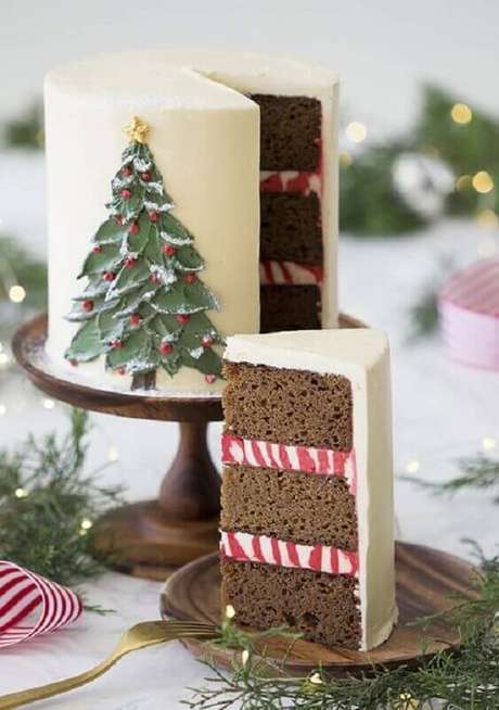 9. Escolha o sabor do bolo de Natal conforme os outros doces que vão ser servidos na ceia – Foto: We Heart It