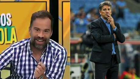 Comentaristas do programa Amigos da Bola (à esquerd.) ficaram conhecidos entre os torcedores do Fla (Montagem) Comentaristas do programa Amigos da Bola (à esquerd.) ficaram conhecidos entre os torcedores do Fla (Montagem)