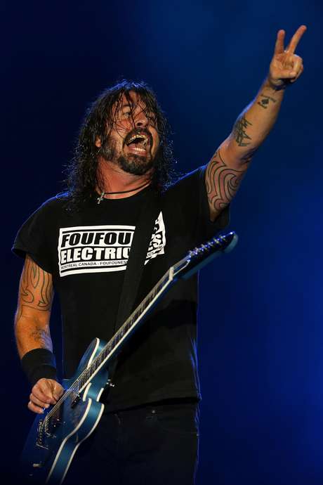 Dave Grohl e o Foo Fighters voltaram ao palco do Rock in Rio após 18 anos Dave Grohl e o Foo Fighters voltaram ao palco do Rock in Rio após 18 anos