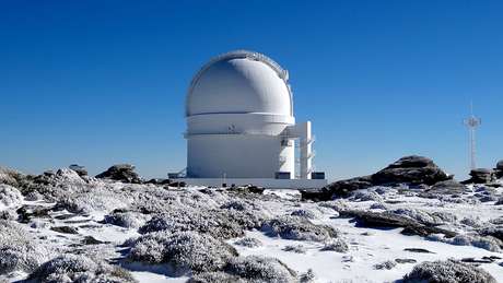 A estrela foi descoberta usando o observatório Calar Alto, na Espanha