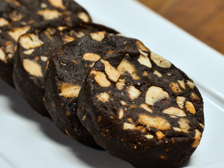 Salame de chocolate fácil Salame de chocolate fácil