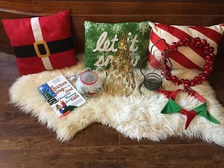 3. Almofadas de Natal com estampas diferentes. Fonte: Pinterest