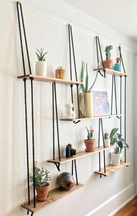 14. Suporte para vaso de planta suspense – Por: Pinterest 14. Suporte para vaso de planta suspense – Por: Pinterest