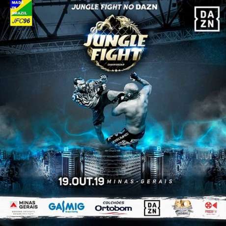 Jungle Fight 96 será realizado no dia 19 de outubro, em Minas Gerais (Foto: Divulgação) Jungle Fight 96 será realizado no dia 19 de outubro, em Minas Gerais (Foto: Divulgação)