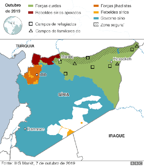 mapa da fronteira Síria-Turquia mapa da fronteira Síria-Turquia