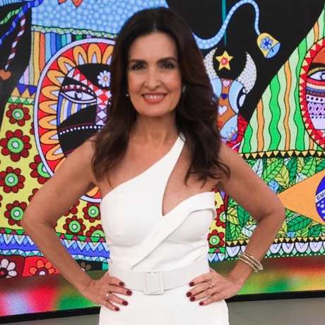 Fátima Bernardes em seu programa 'Encontro' Fátima Bernardes em seu programa 'Encontro'