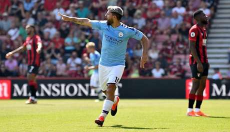 Agüero mudou seu estilo com Guardiola (Foto: AFP) Agüero mudou seu estilo com Guardiola (Foto: AFP)