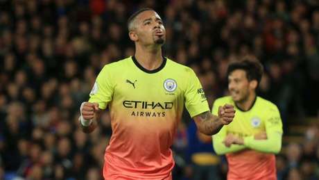 Jesus abriu o placar da vitória (Foto: Divulgação/Manchester City) Jesus abriu o placar da vitória (Foto: Divulgação/Manchester City)