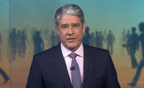 William Bonner no 'Jornal Nacional' William Bonner no 'Jornal Nacional'
