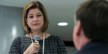 Delis Ortiz fala ao presidente durante café da manhã no Palácio do Planalto Delis Ortiz fala ao presidente durante café da manhã no Palácio do Planalto