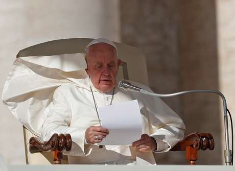 Papa discursa no Vaticano
23/10/2019 REUTERS/Remo Casilli
